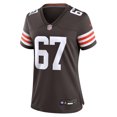 thumbnail image 2 of Women's Nike Javion Cohen  Brown Cleveland Browns  Game Jersey, 2 of 7