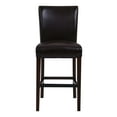 thumbnail image 2 of Milton Bonded Leather Counter Stool Coffee Bean, 2 of 5
