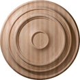 thumbnail image 1 of Ekena Millwork CMW24TRRO 24 Po. OD x 2,25 Po. P Médaillon de Plafond Traditional Sculpté, Chêne Rouge, 1 of 1