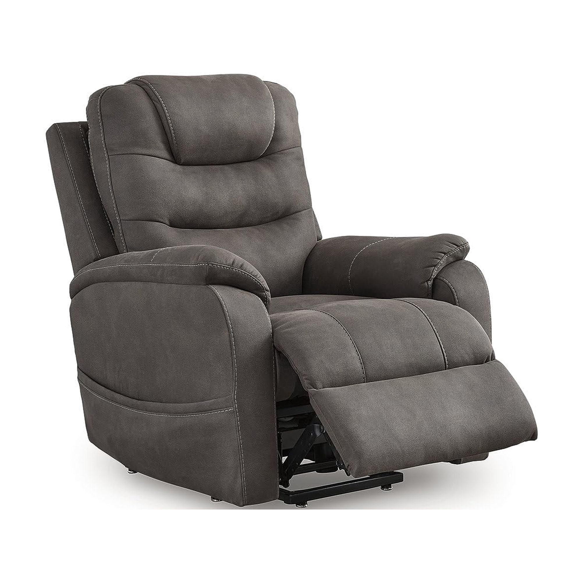 Signature Design by Ashley Snowfield Gray Power Lift Recliner