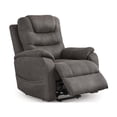 thumbnail image 3 of Signature Design by Ashley Snowfield Gray Power Lift Recliner, 3 of 14