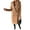 Khaki, variant on Cindysus Ladies Elegant Solid Color Jacket Women Long Length Pea Coats Wool Blend Holiday Lapel Classic Trench Coat Pink L