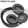 thumbnail image 3 of Ear Cushion Memory Foam Ear Pads Replacement Compatible with E65 E65BTNC / Duet NC / Live 650BTNC L, 3 of 5