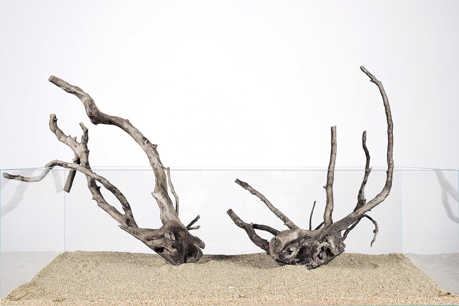 Natural Spider Wood Driftwood Branches for Aquarium Decoration (12-16 Inch, XL, 4 Pieces)