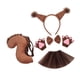 thumbnail image 1 of Kit de disfraz de cola de animal, falda de cosplay, diadema para cumpleaños, fiestas, carnaval café, 1 of 9