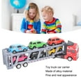 thumbnail image 3 of Camión Transportador de Juguete ANGGREK 6 Coches Desmontable Colección de Juguetes, 3 of 7