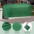 thumbnail image 3 of Uxcell Sac de Rangement pour Table Pliante, Sac de Rangement Robuste et Imperméable pour Chaise Pliante à Gravité Zéro Vert 64"L x 26"W x 35"T, 3 of 7