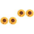 thumbnail image 1 of 4 piezas de hebillas para cortinas con forma de girasol, correas para sujetar cables, accesorios, clips para persianas, ganchos traseros, 1 of 6