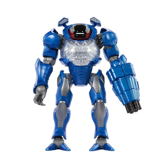 Figurine de Roboto Les Maîtres de l’univers en position de combat, 14 cm avec mouvement de tir rapide à torsion