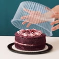 thumbnail image 2 of Plastic Cake Container with Clear Dome Lid 9 Inch and Cake Boards 9 inch, Cake Holder with Lid is for 2-3 layer cakes, Cake Board is Round, Cake Supplies, 5 Pack of each., 2 of 5