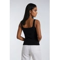 thumbnail image 2 of Forever 21 WGA Cotton Cropped Tank Top, Color-Black, Size-L, 2 of 5