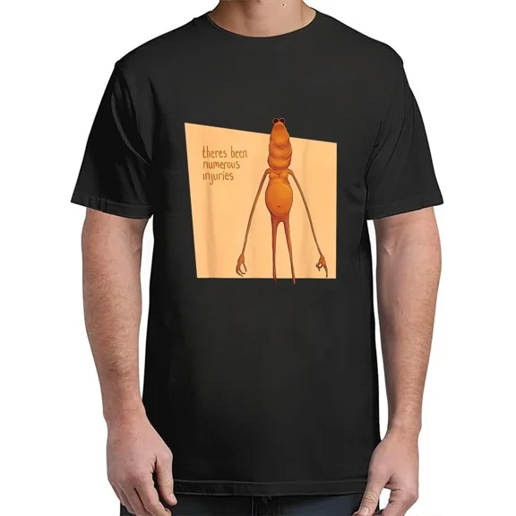 Marcus The Worm Meme Numerous Injuries Funny Viral Unisex T-Shirt up to size 5XL