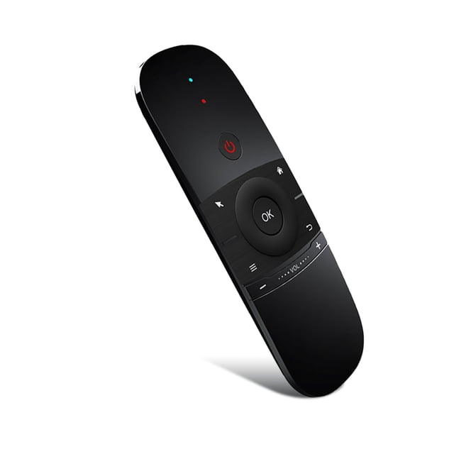 Seitruly Ratón recargable con 57 teclas de botón Control remoto ABS Receptor pequeño de doble cara Movimiento Estabilidad fuerte Mini teclado Juegos de teclado y mouse para computadora