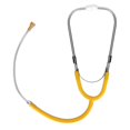 thumbnail image 1 of Metal Hearing Aid Stethoscope, Binaural Hearing Aid, Hearing Aids, Stethoscope, Hearing Aid Accessory, Yellow, 1 of 1