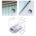 thumbnail image 2 of PENGXIANG Vertical Clip Vertical Repair Tab  Window Blinds Replacement  White (12), 2 of 6