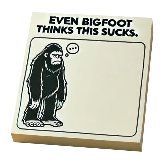 Clearance Funny Sticky Notes Adhesive Memo Pads With Hilarious Design Perfect For School And Home Use Great Idea For Enthusiasts And Stationery Love