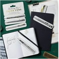 thumbnail image 2 of 2 Sets Fabulously Flat Paper Pens, Flat Paper Bookmark Pens, Multi-Purpose Fabulously Flat Paper Pens for Writing and Marking Pages, Practical Black Ink Double-Sided Ultra-Thin Paper Pen (2pcs), 2 of 7