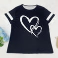 thumbnail image 5 of Womens Plus Size Tops Casual Round Neck Short Sleeve T Shirts for Women Oversized Summer Graphic Tees Tops,Sizes L-5XL, 5 of 9
