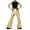 Gold, variant on Cargo Pants For Men, Pants for Men Sequin Bell Bottom Pants Disco & Party Pants with Elastic Waistband 70s Retro Glam Stretch Trousers Gold S