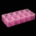 thumbnail image 1 of Lefu Boîte de Rangement en Plastique à 10 Compartiments avec Porte-Vis, 1 of 9
