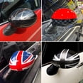 thumbnail image 2 of Cubiertas de espejo retrovisor exterior de coche, pegatinas de Bandera negra para Mini Cooper One S JCW F54 F55 F56 F57 F60 antes de julio de 2019, 2 of 5