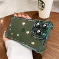 thumbnail image 3 of Luxury Electroplate Shockproof Phone Case For iPhone 15 14 13 12 11 Pro Max Plus Lens Protection Bumper Transparent Back Cover, 3 of 5