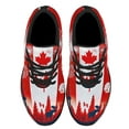 thumbnail image 2 of Happy Canada Day Shoes Sneakers Black Size 7, 2 of 7