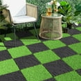 thumbnail image 4 of Kosynda 44Pcs Stone Texture Patio Deck Tiles, 12 x 12in, Waterproof Interlocking Floor Tiles for Porch, Poolside, Balcony, Backyard, Dark Gray, 4 of 10