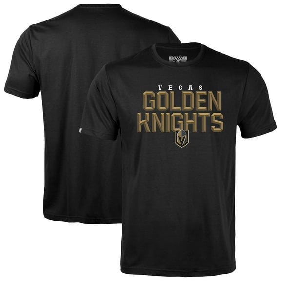 Men's Levelwear Black Vegas Golden Knights Richmond Carve T-Shirt