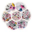 thumbnail image 2 of 230 piezas de redondos coloridos con autoadhesivo para juguete de muñeca DIY perfke Dolls Googly Eyes, 2 of 9
