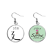 thumbnail image 1 of Carácter chino elemento Yin Colgante decorativo temporada pendientes de primavera joyas Unbranded M, 1 of 3