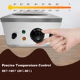 thumbnail image 2 of QinaQin 3 Tank Chocolate Melting Pot, 1200W Commercial Tempering Machine with Digital Temperature Control, 2 of 9