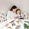 thumbnail image 5 of Homewish Cartoon Nutcracker 3 Pieces Queen Comforter Set for Kids Children Teens,Merry Christmas Tree Ultra Soft Bedding Sets,Happy Xmas Deer Bedding Comforter Set Breathable,Ultra Soft Home Decor, 5 of 8