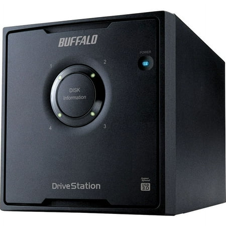 UPC: 0747464128498 | 16TB DRIVESTATION QUAD USB 3.0 4 X 4TB HARD DRIVE RAID ARRAY