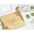 thumbnail image 6 of Darling Souvenir Personalized Engraved Laser Cut Wedding Guest Book Wooden Cover Sign-in Book Registry Guestbook Scrapbook-DJ, 6 of 7