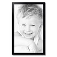 thumbnail image 2 of ArtToFrames 17" x 28" Satin Black Picture Frame, 17x28 inch Black Wood Poster Frame (WOM-1451), 2 of 8