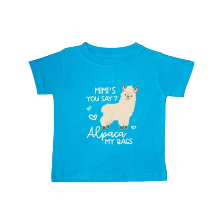 

Inktastic Mimi s You Say Alpaca My Bags Gift Baby Boy or Baby Girl T-Shirt