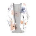 thumbnail image 7 of Women's Casual Fashion Print Lightweight And Comfortable Beach Vacation Chiffon Cardigan Sun Cardigan Uv Protection Shirts for Women Cooling Shirts for Women, 7 of 7