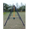 thumbnail image 5 of Swing Sets for Backyard, 2 in 1 Swing Set with 2 Swing Seats for Kids Ages 3-8, Heavy-Duty A-Frame Metal Swing Set for Playground Park, Max Weight 200lbs, Easy to Assemble, 5 of 7