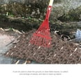 thumbnail image 5 of NICEXMAS Red High Carbon Steel Garden Hand Rake for Soil Loosening Leaves Cleaning and Outdoor Use, 5 of 5