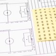 thumbnail image 2 of Carpeta táctica Soccer Innovations Premium Magnetic Blue, 2 of 4