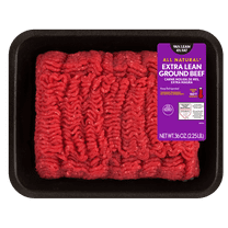 96% Lean / 4% Fat Extra Lean Ground Beef, 2.25 lb Tray, Fresh, All Natural*