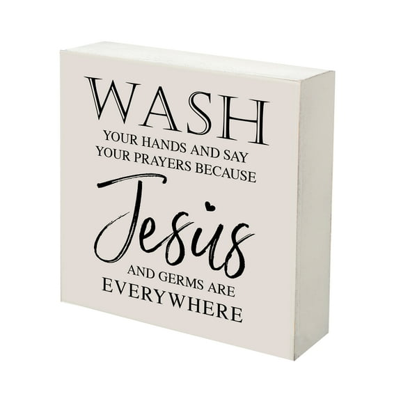 LifeSong Milestones 6x6 Shadow Box Say Your Prayers (White)