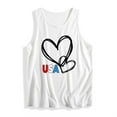 thumbnail image 4 of HaoXianJian lndependence Day Tank Top for Women 4th of July Casual Cottons Sleeveless Tops USA Flag T-Shirt 2025 Going Out Top Lightweight Ladies Tops and Blouses S-XXL, 4 of 4