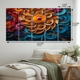 thumbnail image 4 of Designart "Mystic Rangoli Colorful Indian Artistry II" Indian Wall Art Prints Set, 4 of 5