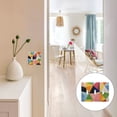 thumbnail image 7 of Yayeee Toggle Light Switch Wall Plate 2-Gang 4.56"x4.48" Decorative Outlet Cover, Minimalist Triangles, 7 of 7