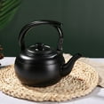 thumbnail image 5 of TAILTOSS Stainless Tea Kettle Black Heat Resistant Office Accessory 1Set, 5 of 11