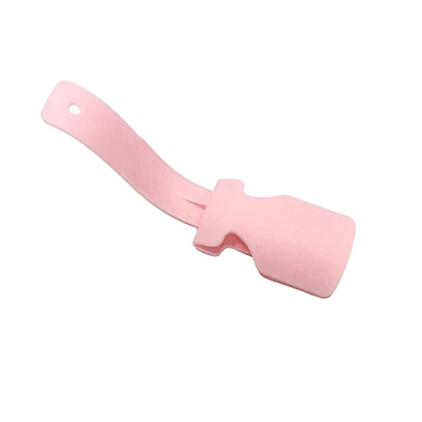 Ayudante para calzarse los zapatos Ayudante portátil para calzarse los zapatos con mango corto Ayudante para levantarse los zapatos Calzador de plástico fácil de usar para hombres y mujeres