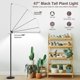 thumbnail image 3 of Lámpara de pie para plantas de interior, luz de crecimiento LED de espectro completo con temporizador de 4/8/12 H, luz regulable con soporte, 3 of 7