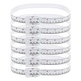 thumbnail image 1 of Unique Bargains 6Pcs Head Circumference Tape 24'(60cm) Flat Plastic Measuring Rule Measure for Child Head Circumference, White, 1 of 7